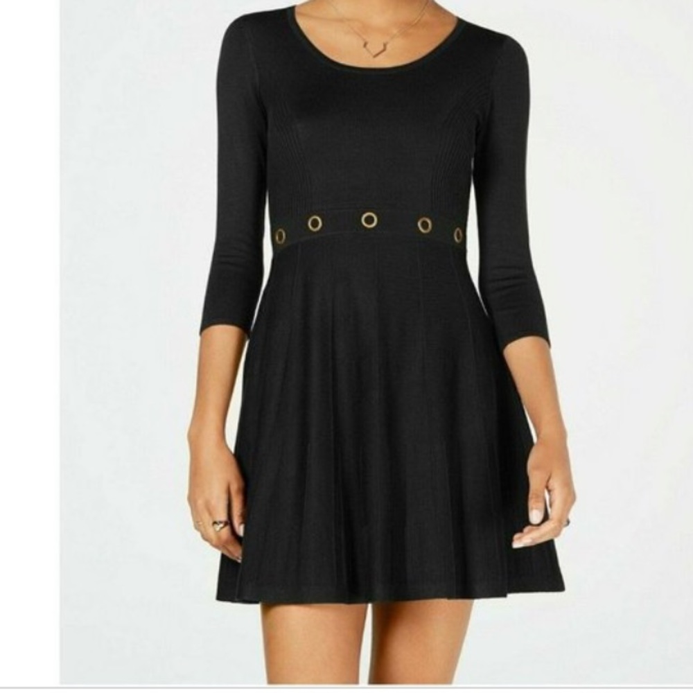 BCX Waist Fit & Flare Sweater Dress
